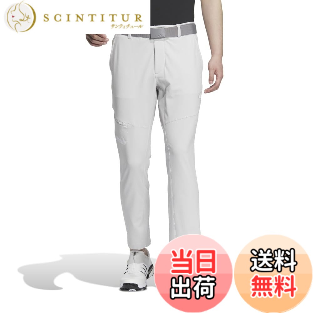 【送料無料】adidas ゴルフパンツWIND.RDY EX-Stretch active 撥水 UVケア付き アンクルパンツメンズ 色：グレーワン、サイズ：92