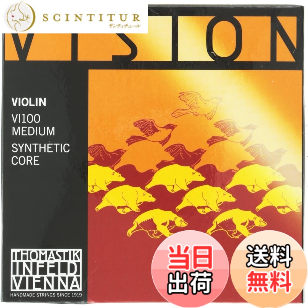 【送料無料】Vision ヴィジョン バイオリン弦セット サイズ：4/4