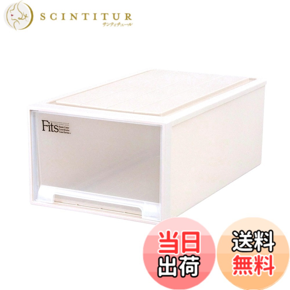 【送料無料】フィッツケース 53-39M STORAGE_BOX 色：02_カプチーノ、サイズ：03_押入れ(奥行74cm)