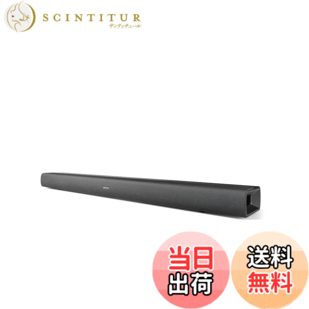 【貨物輸送無料】デノン 物音赤ちょうちん デュアルサブウーハー内蔵/Dolby Atmos/ 6金棒引き社会的単位積み上げる/テレビ受像機用/HDMI 2.1有線テレビ属する/eARC/Bluetooth相応う/DHT-C210K 黒いこと 色：黒いこと