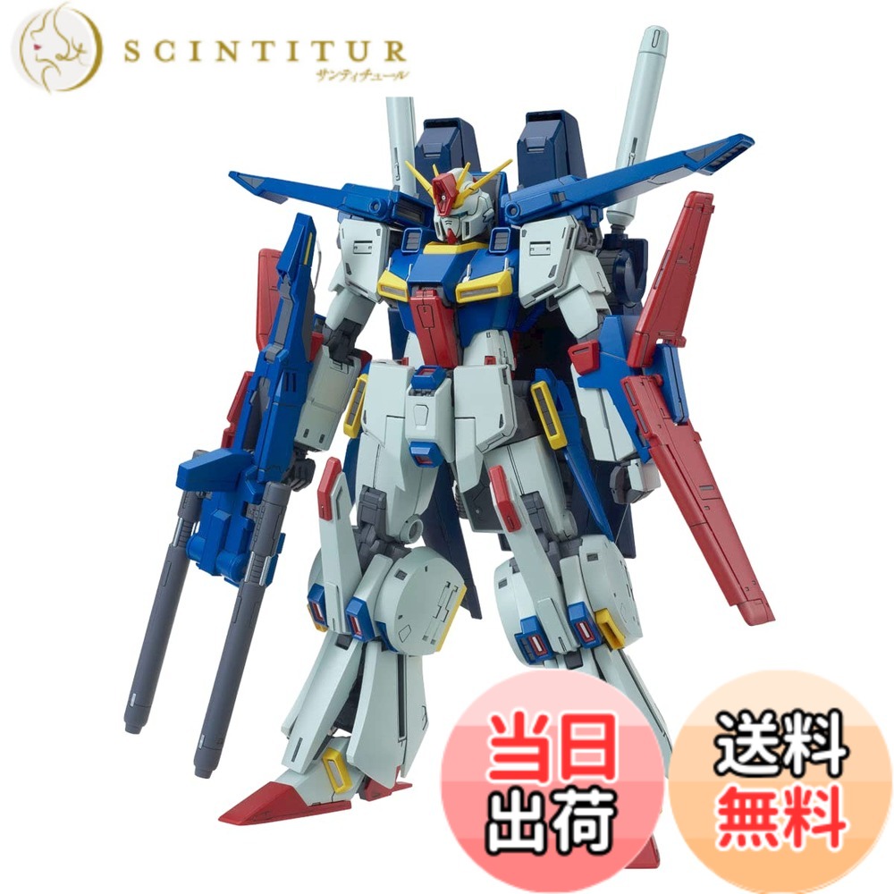【送料無料】BANDAI MG 1/100 強化型ダブルゼータガンダム Ver.Ka プラモデル (ホビーオンラインショップ限定) 色:グリーン、サイズ:39.62x33.02x13.21cm|サンティチュール