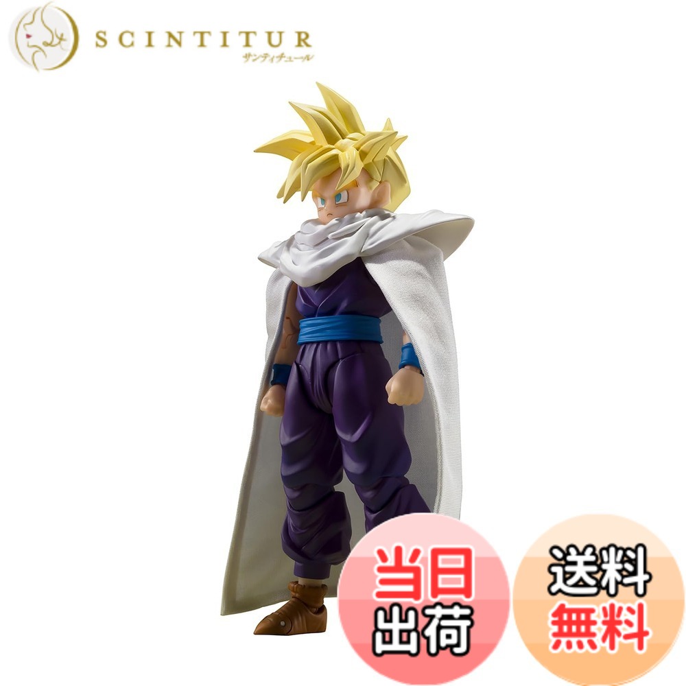 【送料無料】TAMASHII NATIONS S.H.フィギュアーツ ドラゴンボールZ スーパーサイヤ人孫悟飯-悟空を超えた戦士- 約110mm PVC&ABS&布製 塗装済み可動フィギュア 色：マルチカラー｜サンティチュール
