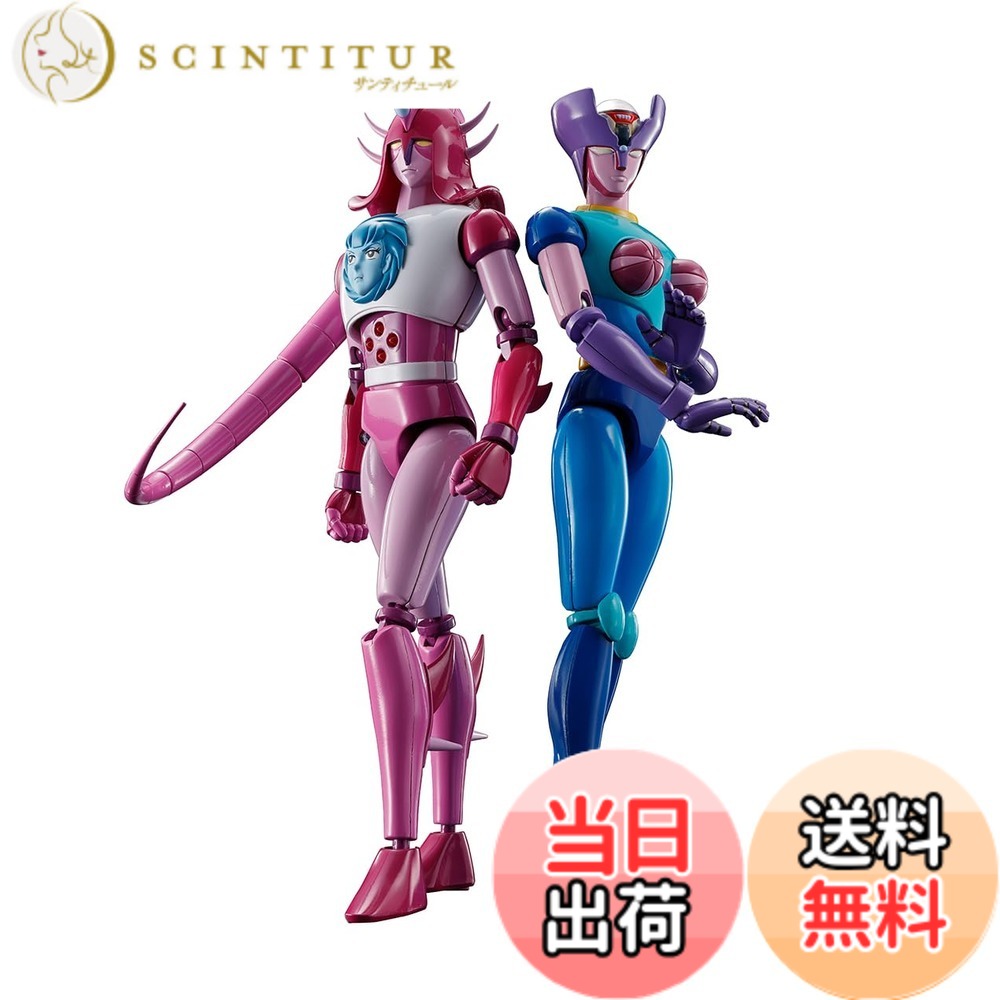 【送料無料】TAMASHII NATIONS 超合金魂 マジンガーZシリーズ GX-108 ラインX1 & GX-11R ダイアナンA 約170mm ABS&ダイキャスト製 塗装済み可動フィギュア 色：マルチカラー｜サンティチュール