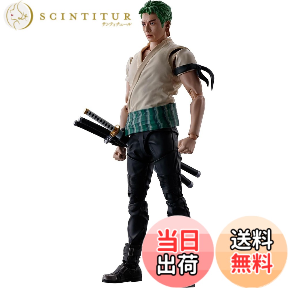 【送料無料】TAMASHII NATIONS S.H.フィギュアーツ ロロノア・ゾロ(A Netflix Series: ONE PIECE) 約145mm PVC&ABS製 塗装済み可動フィギュア 色：マルチカラー、サイズ：1個 (x 1)