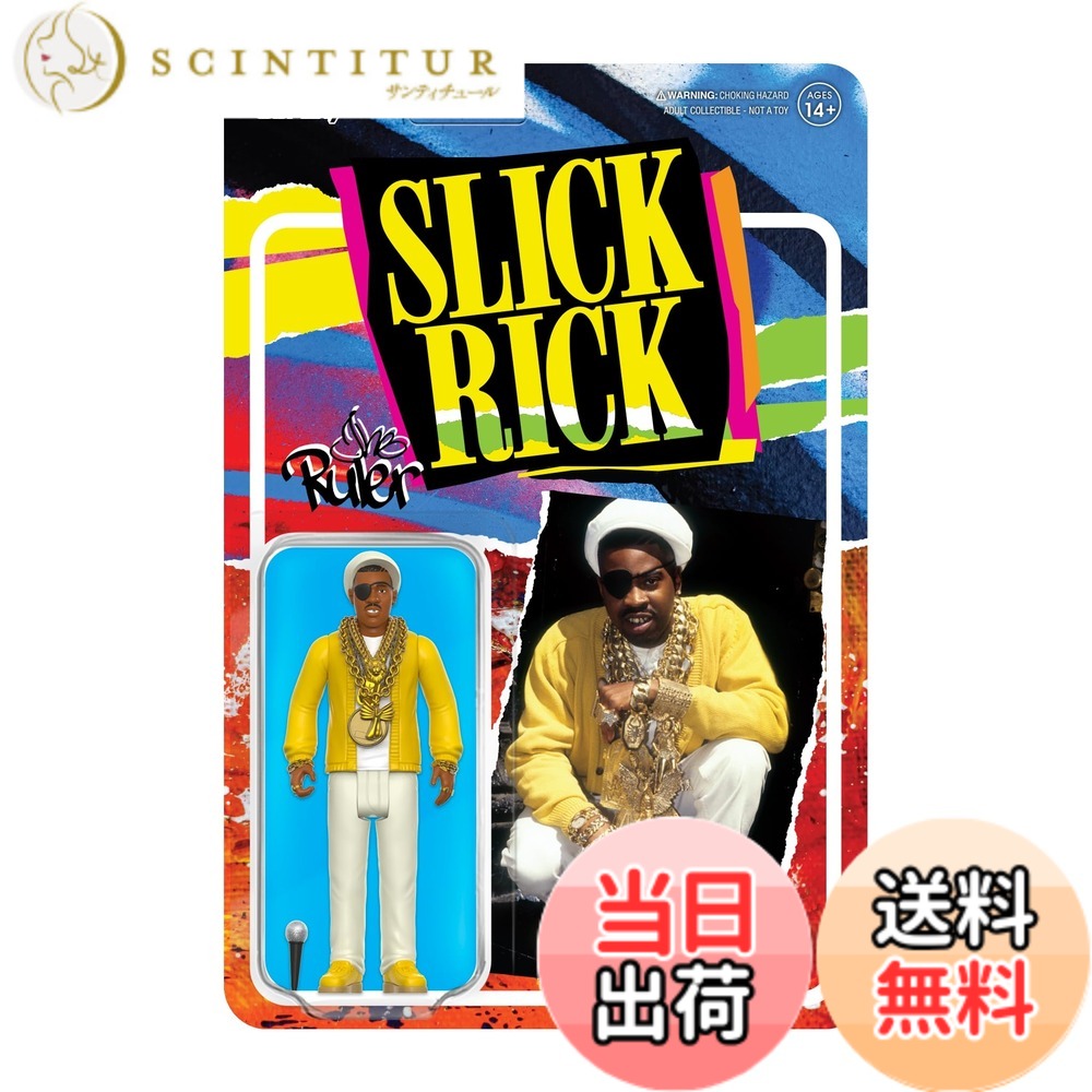 【送料無料】Super7 スリック・リック・ザ・ルーラー - 3.75インチ スリックリック アクションフィギュア アクセサリー ヒップホップ コレクティブル レトロ おもちゃ 色：Slick Rick - ゴールド、サイズ：3.75-INCH