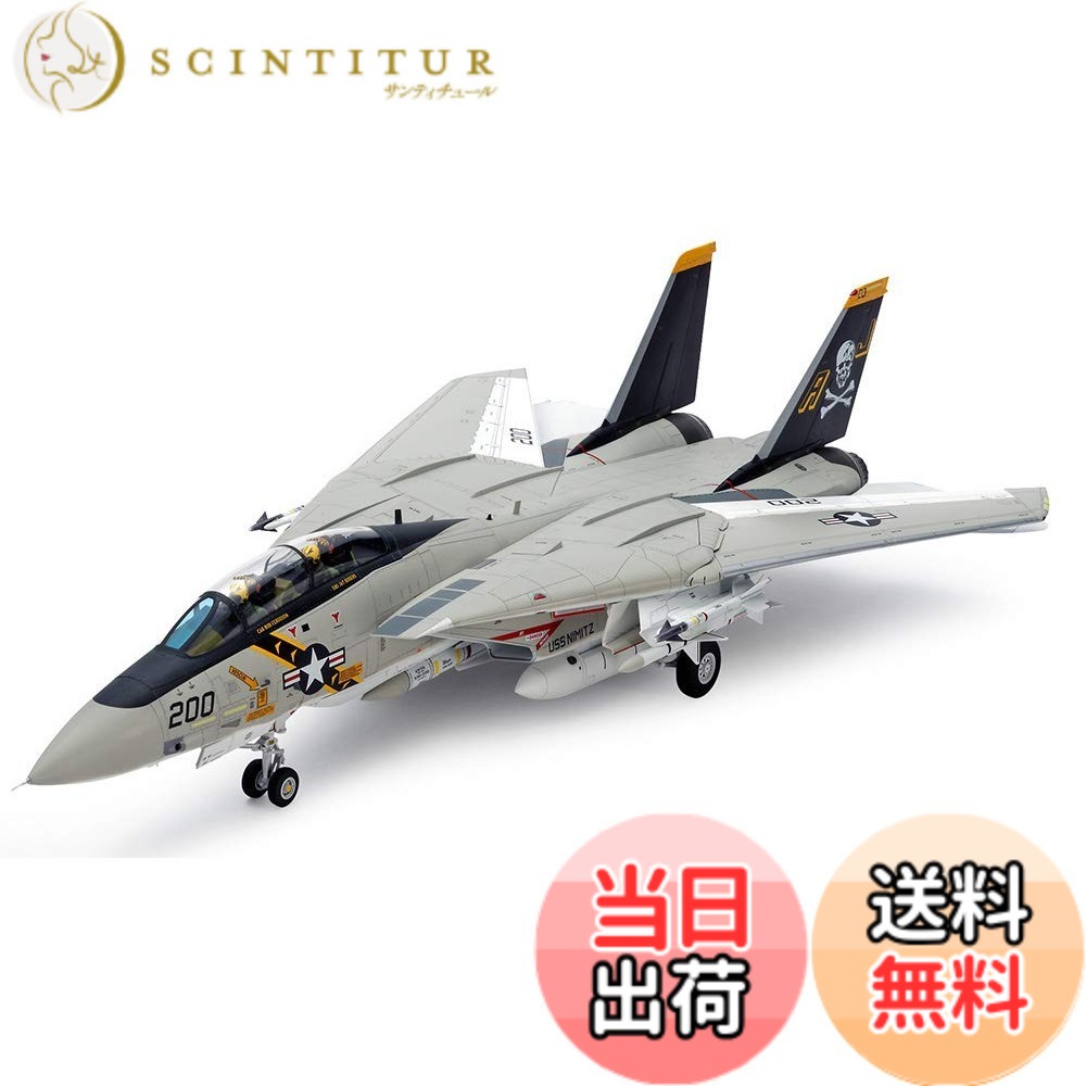 【送料無料】タミヤ(TAMIYA) 1/48 傑作機シリーズ No.114 グラマン F-14A トムキャット プラモデル 61114 色：成形色、サイズ：ワンサイズ