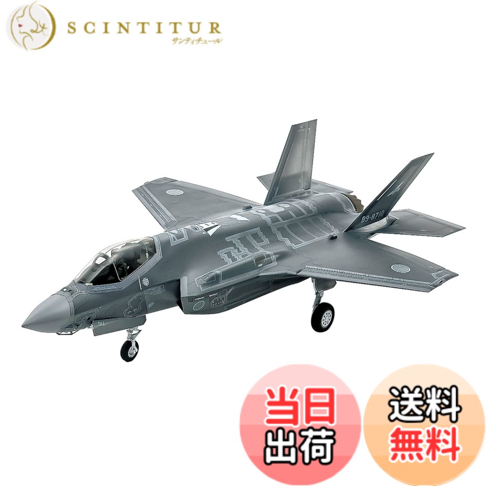 【送料無料】タミヤ 1/48 傑作機シリーズ No.124 ロッキード マーチン F-35A ライトニングII プラモデル 61124 色：成型色、サイズ：全長326x全幅222mm
