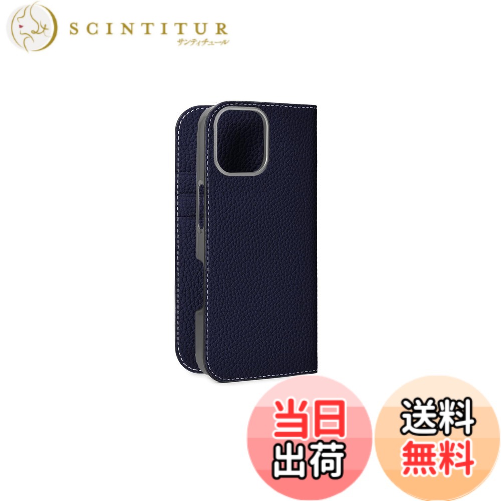 【貨物輸送無料】【BONAVENTURA】当用日記入れもの シュリンクレザー iPhone16Pro BODT16P 色：米国海軍、大きさ：iPhone 16 Pro