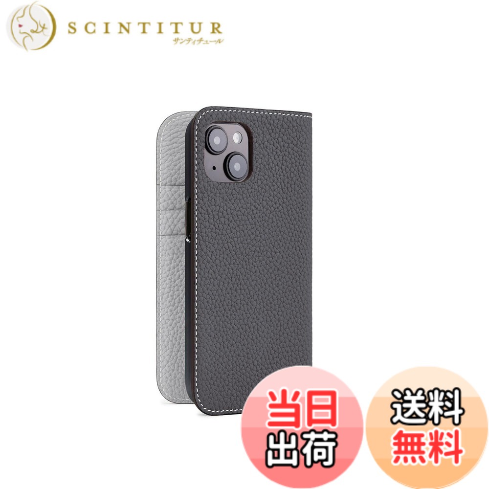 【貨物輸送無料】BONAVENTURA ボナベンチュラ 当用日記容れもの iPhone15 BODT15 色：暗灰色 x トゥルーグレー.、大いさ：iPhone 15