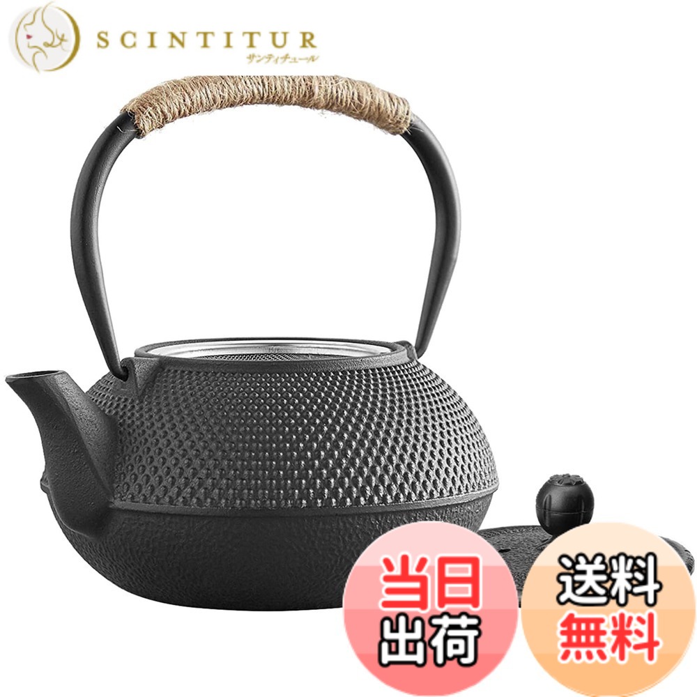 【送料無料】HwaGui 南 鉄瓶 鉄器 急須 ih対応 直火 鉄やかん 部 鉄分補給 600ml