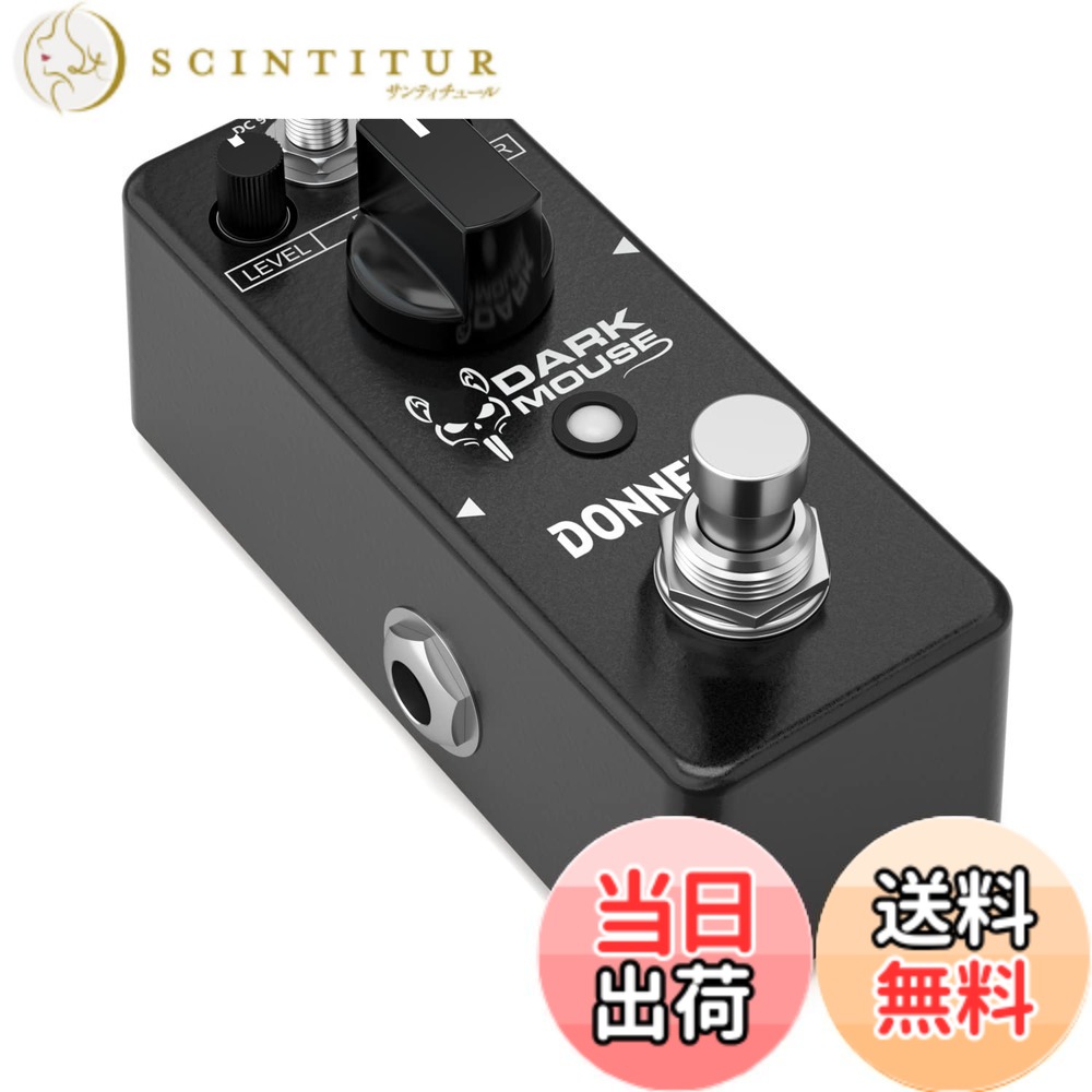 【送料無料】Donner ディストーション ギターエフェクター 歪み アナログ Dark Mouse