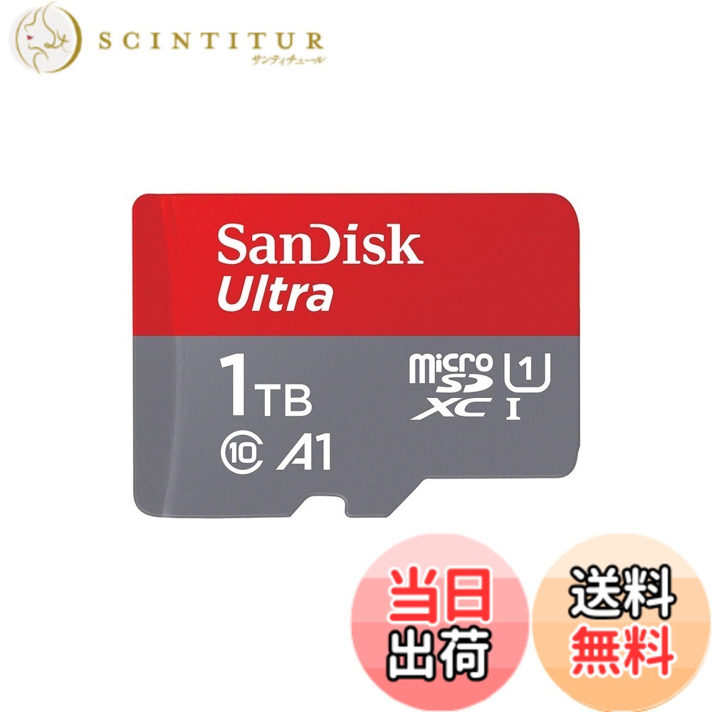 【貨物輸送無料】Micro SD Card, MicroSD, 1結核症, SanDisk UHS-I Class 10, SDSQUAC-1T00-GN6MN, SD Converter, No SD Adapter, International Packaging
