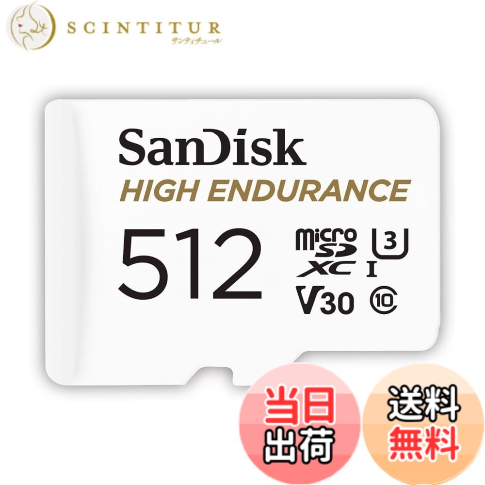 【貨物輸送無料】【 サンディスク 置き目品 】 SanDisk 製造業者2年 運転リコーダー相応う microSD歌留多 512GB UHS-I Class10 U3 V30相応う SDSQQNR-512G-GH3IA 新包み