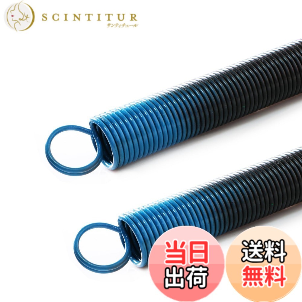 【送料無料】Aopin 1ペア交換用ガレージドアエクステンションスプリングヘビーデューティーストレッチスプリング、ブラック、90ポンド