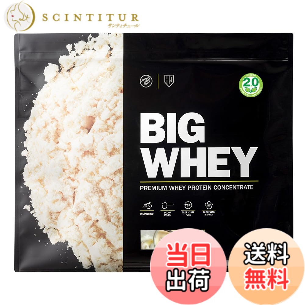 【貨物輸送無料】バルク運動競技 タンパク質 ビッグホエイ ホエイプロテイン 人工あま味料不当て嵌める 甘さ慎みぶかい 5kg ヴァニラ皮膚軟化剤味わい WPC