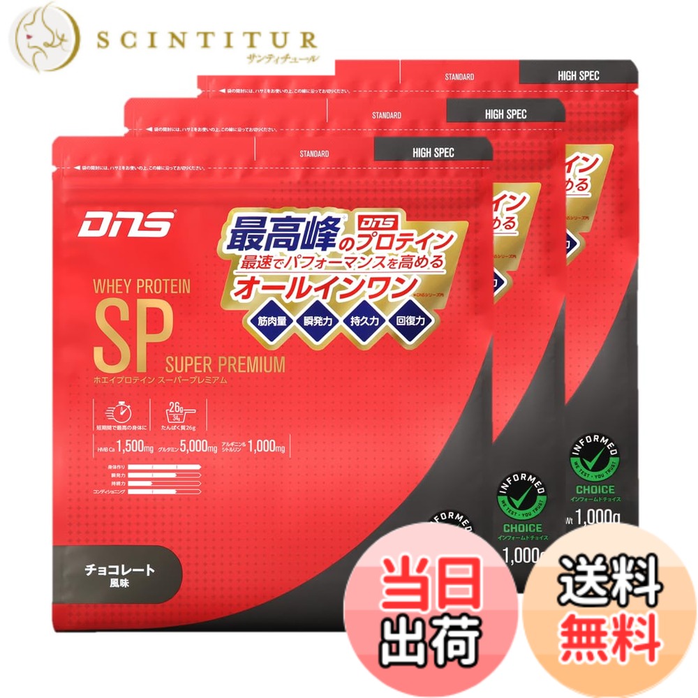 【貨物輸送無料】DNS ホエイプロテイン SP (百貨店割り増し金) 黒茶味わい 1000gx3袋 国内生み出すこと HMB グルタミン アルギニン シトルリン オールインワン 短期間 リカバリー 筋トレ 水で飲める