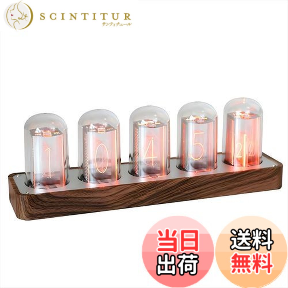 楽天市場】【送料無料】ClocTeck ニキシー管 時計 Wi-Fi同期 & 1600万