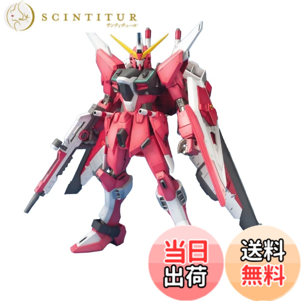 【送料無料】MG 機動戦士ガンダムSEED DESTINY インフィニットジャスティスガンダム 1/100スケール 色分け済みプラモデル｜サンティチュール