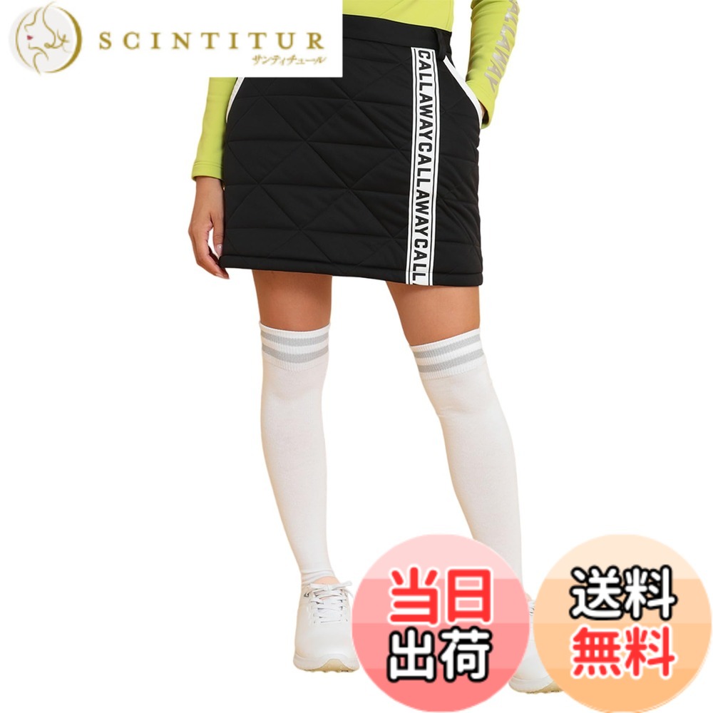【貨物輸送無料】[キャロウェイ] レディース スコート (はやりっ子伸ばすこと:撥水溶性・透湿性・防風性) / ゴルフ / C24228209 1010_黒いこと L