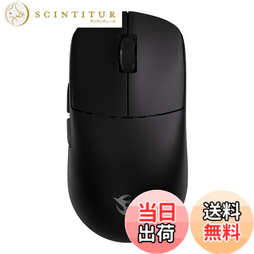 【送料無料】ゲーミングマウス ワイヤレスマウス Ninjutso ニンジュツォ Sora ソラ nj-sora-v2-black ブラック 国内正規品 軽量 軽い 光学式 7ボタン｜サンティチュール