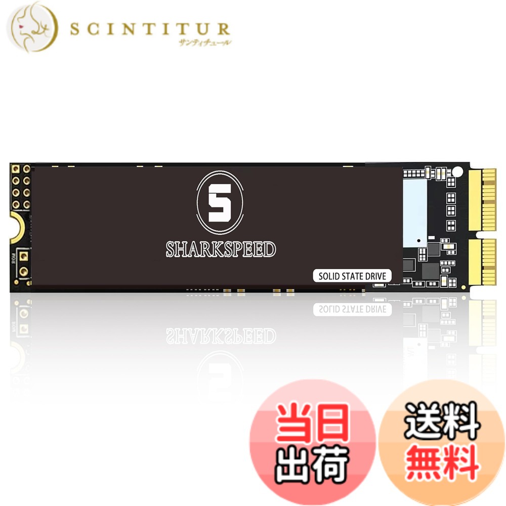 【送料無料】S SHARKSPEED SSD 1TB NVMe PCIe Gen3.0x4 MacBook Air A1465 A1466(2013-2017), MacBook Pro A1502 A1398(Retina 2013-2015), iMac A1418 A1419(2013-2017)， 交換用MacBook専用アップグレードキット｜サンティチュール