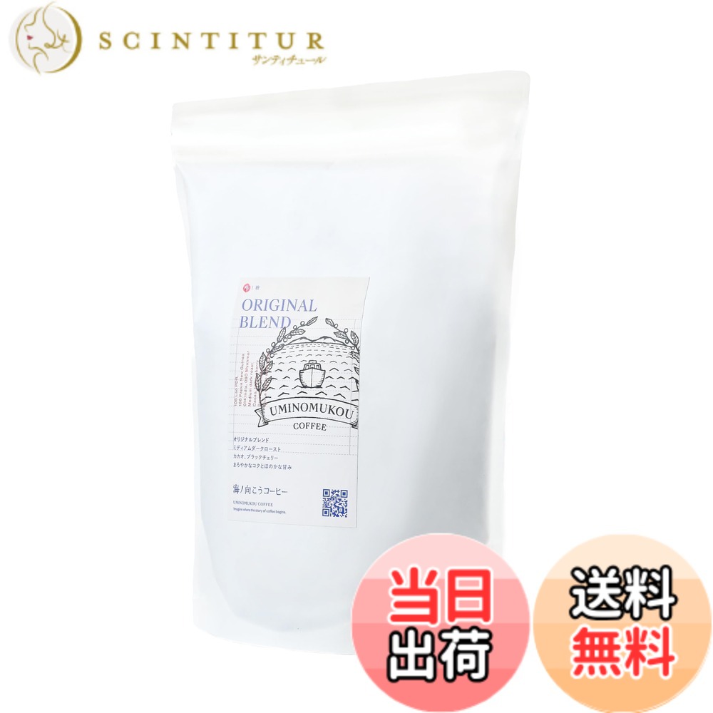 【貨物輸送無料】海ノ向こう珈琲 豆 (1kg, 一風変わった雑ぜ合わせる)