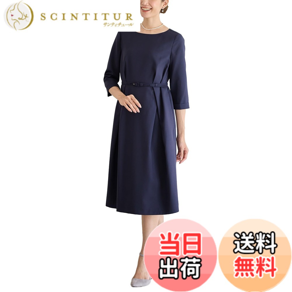 【貨物輸送無料】[ANGELIEBE エンジェリーベ] マタニティ 含ませる口付 タック呼びりんテッド 衣裳 産前産後 含ませる服 フォーマル お宮参り M-L 米国海軍 22949302