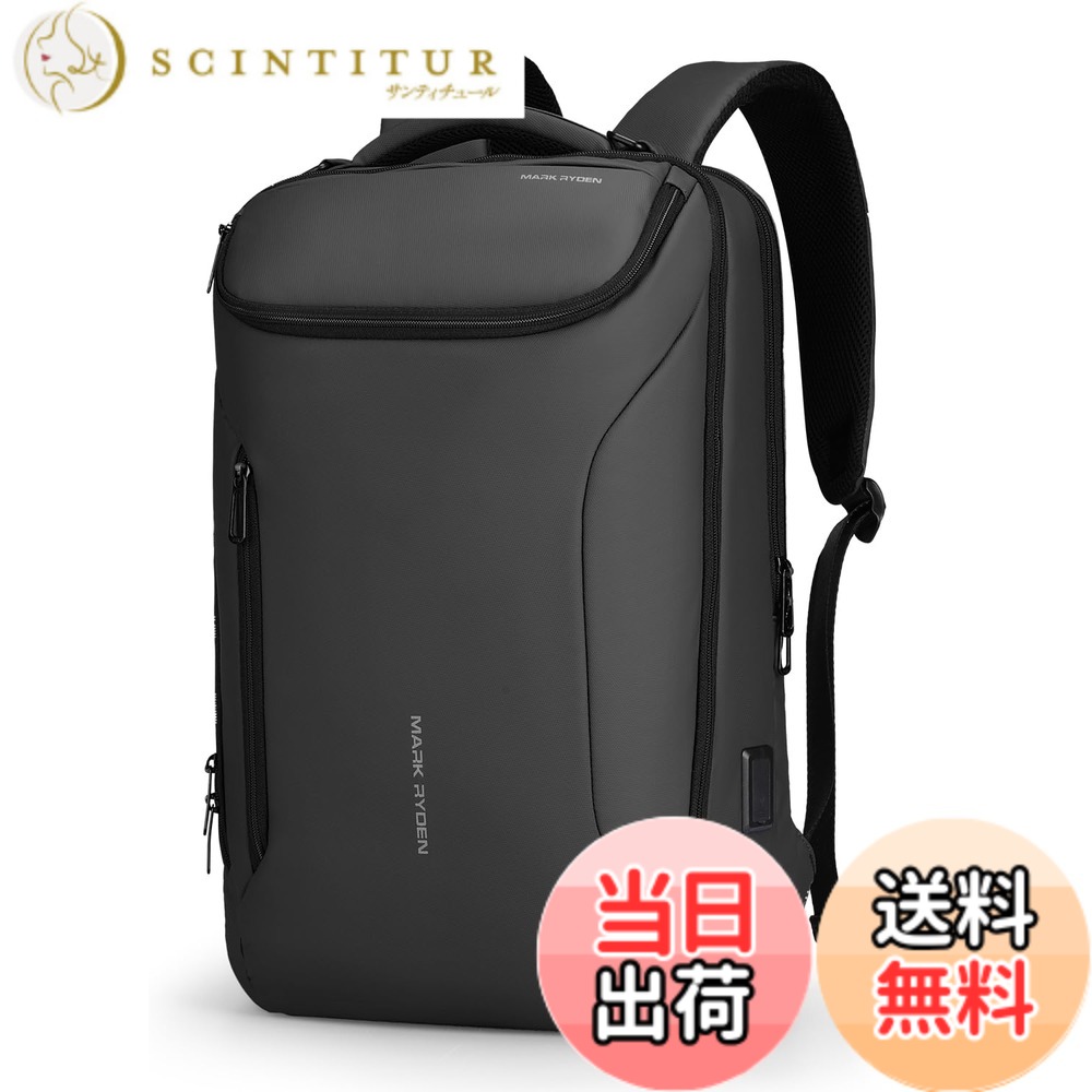 【貨物輸送無料】[MARK RYDEN] 旅する背嚢 30L大静電容量 うしろ側容器に並べる 旅する御徒面子 袋 背嚢 メンズ 商行為背嚢 切り取り押しとどめる 17型パソコン相応う 撥水工業 通学 通い 御勤め用 周遊 出張 薄墨色