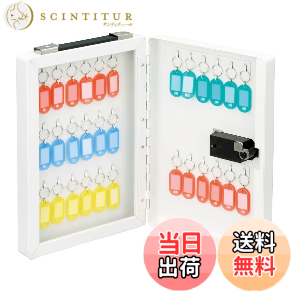 【送料無料】ナカバヤシ ダイヤル式キーボックス 30個収容 NKB-D03|サンティチュール
