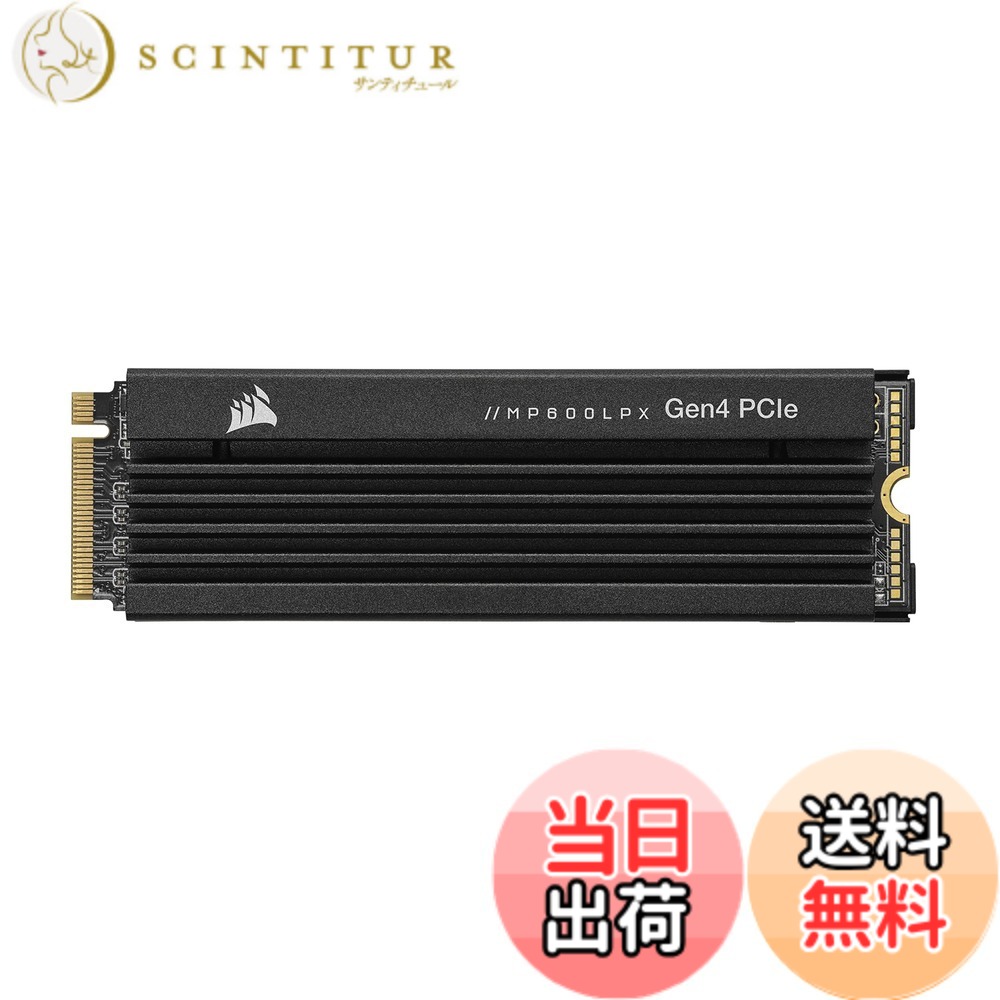 【送料無料】CORSAIR MP600 PRO Low Profileシリーズ 1TBモデル 【LPX PCIe Gen4 x4 NVMe M.2】 SSD メモリ CSSD-F1000GBMP600PLP PS5拡張適用｜サンティチュール