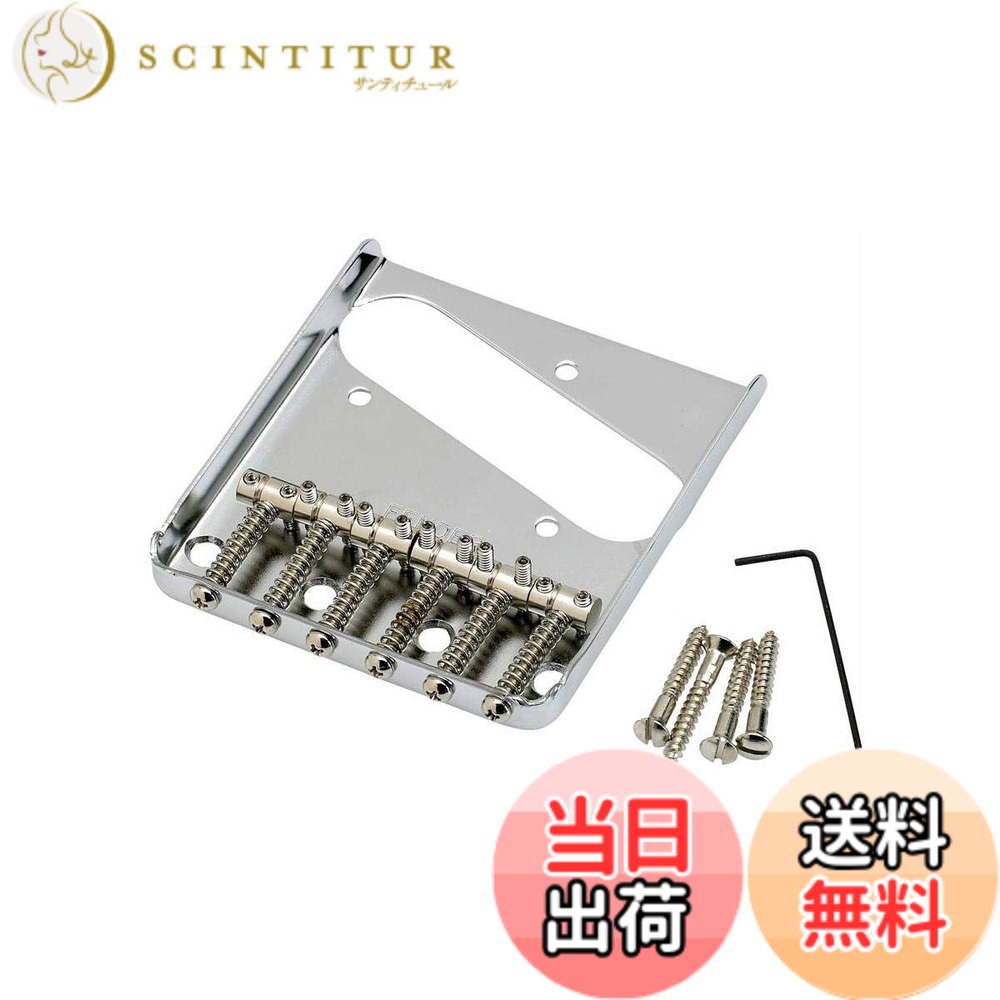 【送料無料】Fender パーツ 6-Saddle Vintage-Syle Telecaster Bridge Assembly|サンティチュール
