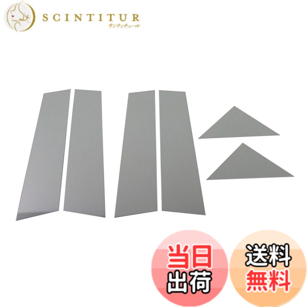 【送料無料】BRIGHTZ クライスラー 300C LX系 超鏡面ステンレスメッキピラーパネル バイザー無用 6PC 【 PIL-SIL-002 】 1391