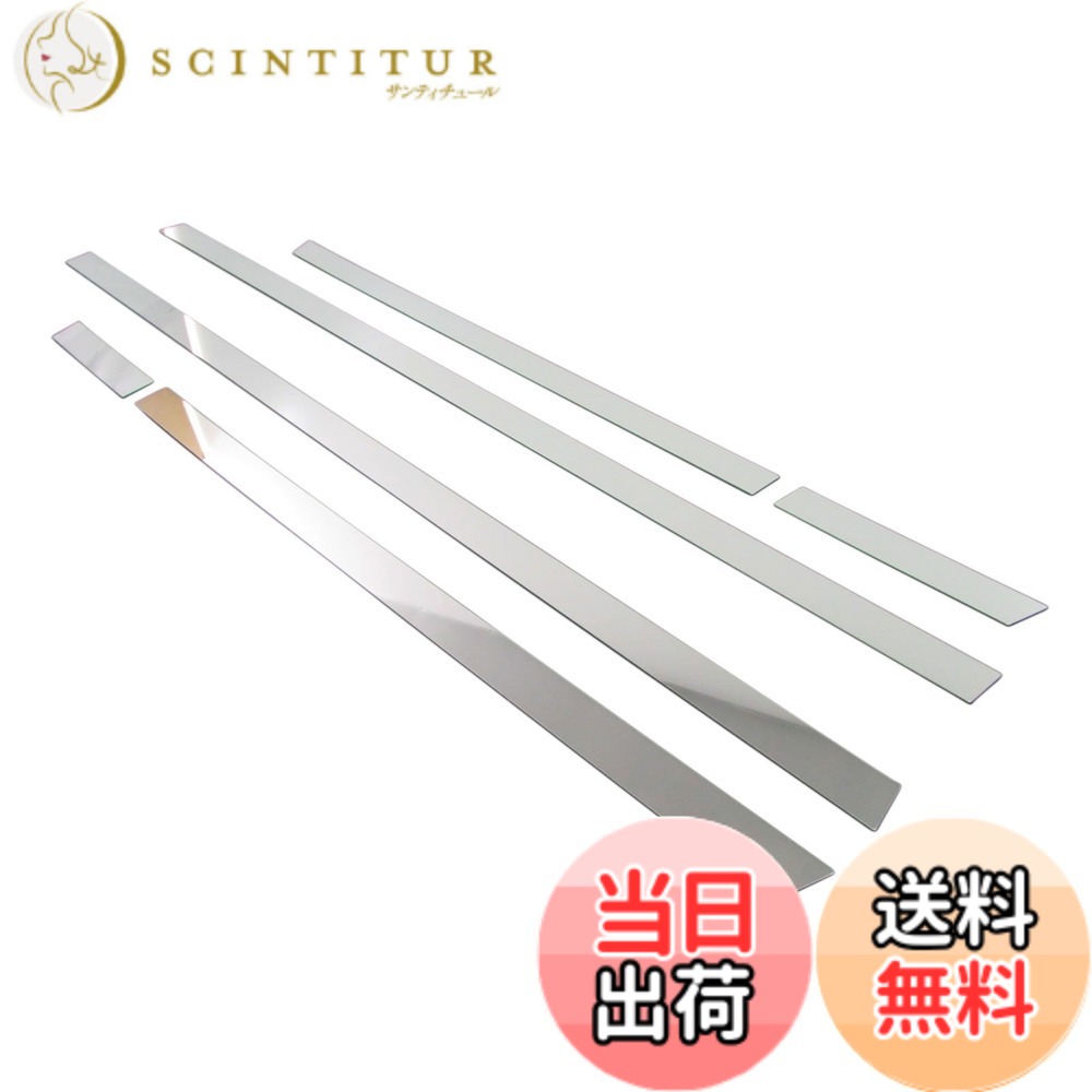 【送料無料】BRIGHTZ ランドクルーザー 100系 超鏡面ステンレスメッキサイドドアモール 6PC 【 SID-MOL-069 】 3847｜サンティチュール