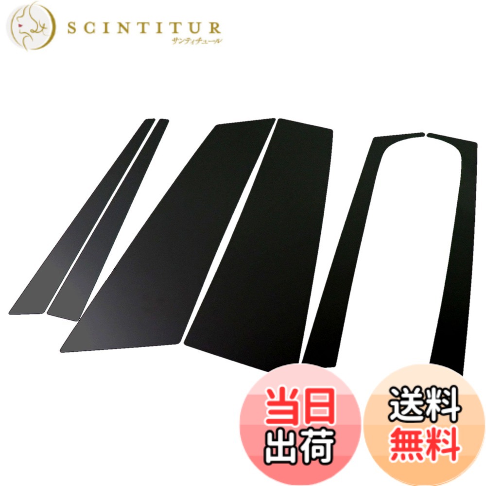 【送料無料】BRIGHTZ フォレスター SG系 超鏡面ブラックメッキピラーパネルカバー 6PC バイザー無し用 【 PIL-BLA-287 】 5178