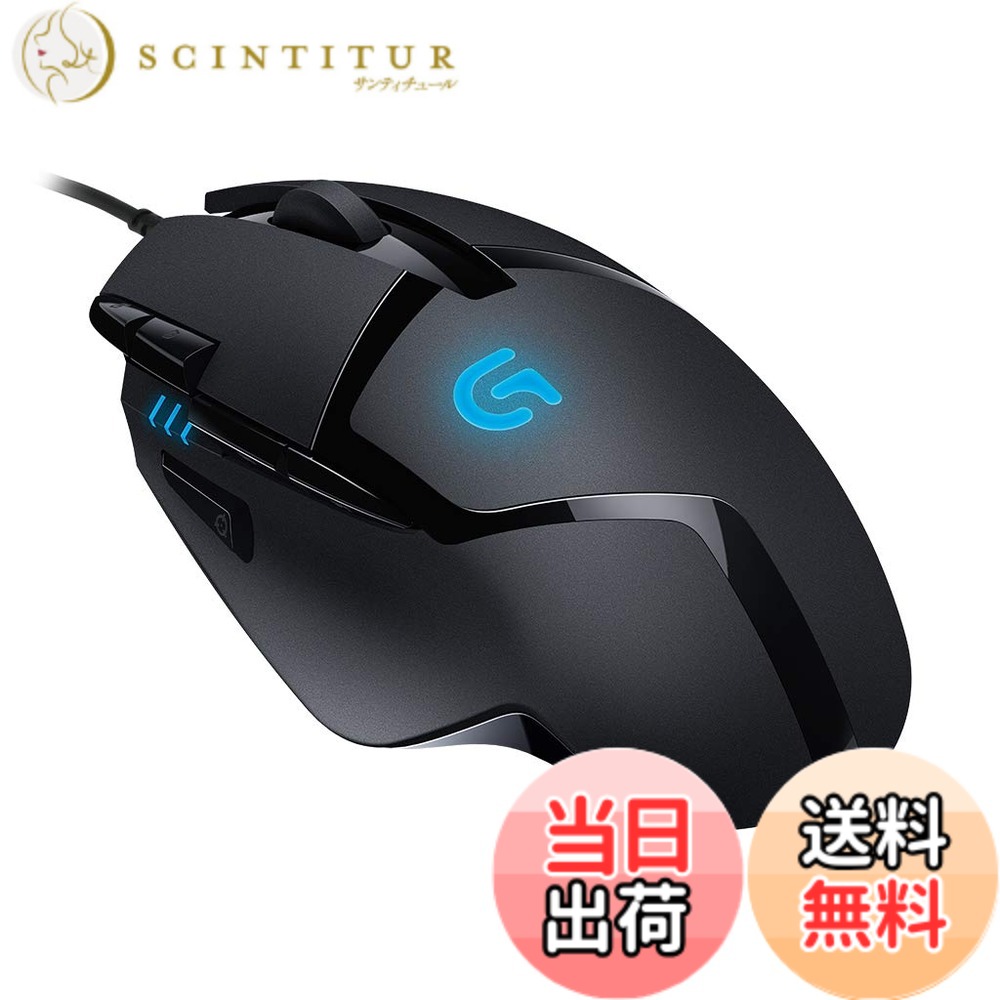 【送料無料】Logicool G ゲーミングマウス G402 有線 ゲーミング マウス USB 接続 FPS ゲーム向け 4段階DPI切り替え 8個プログラムボタン ブラック PC windows mac 国内正規品 【 ファイナルファンタジー XIV 推奨モデル 】