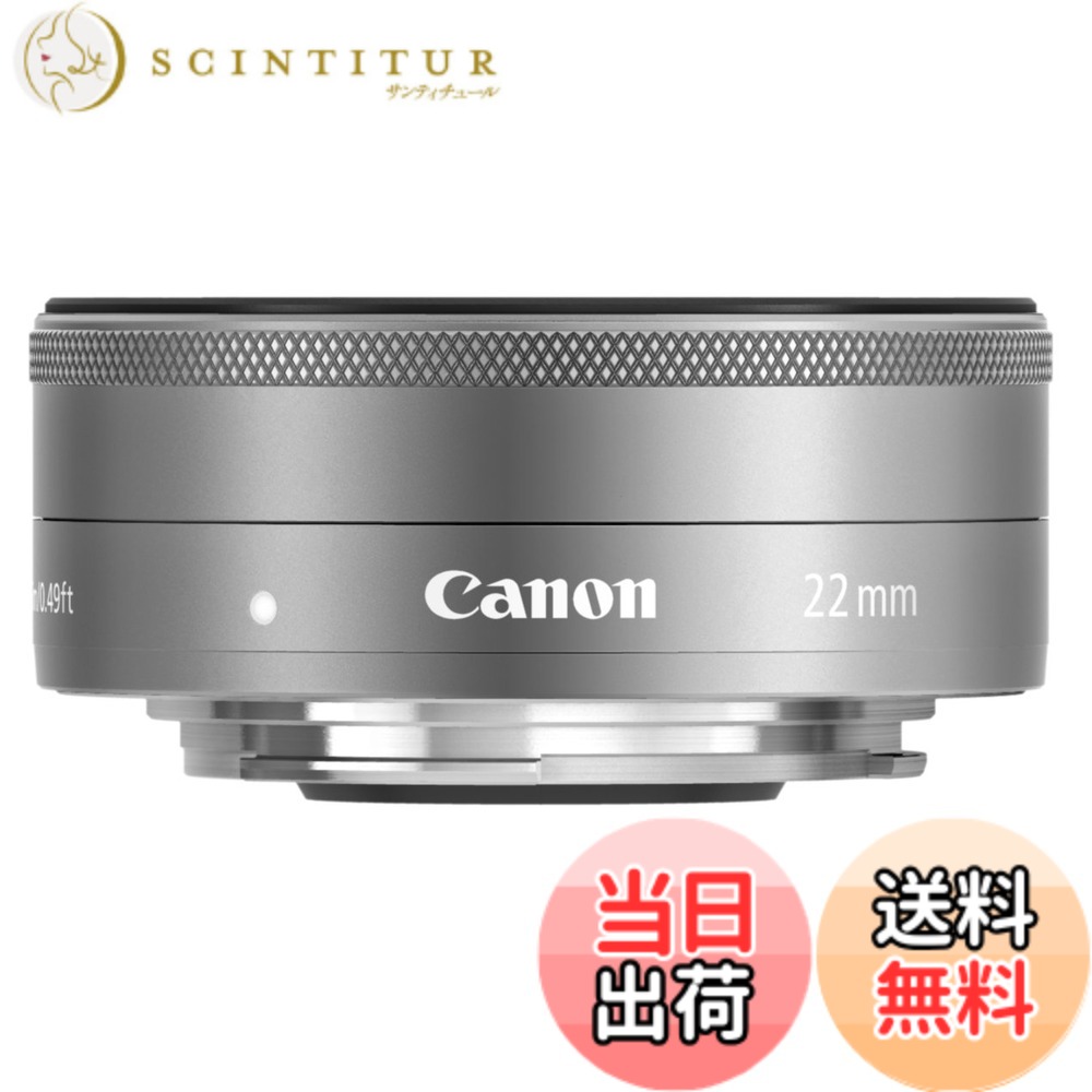 【貨物輸送無料】Canon 単興味の中心広角水晶体 EF-M22粍 F2 STM しろがね色 鏡鑑受け答え一眼相応う EF-M222STMSL