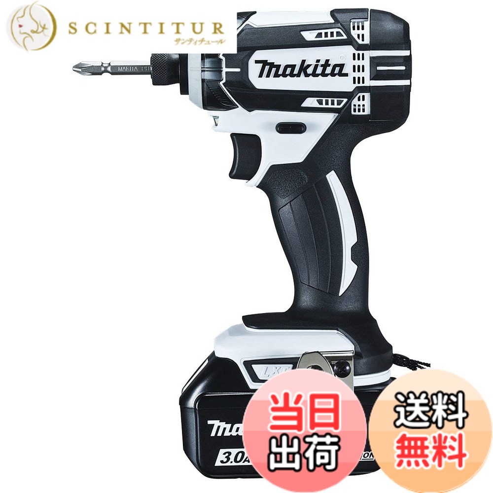【送料無料】マキタ インパクトドライバTD149(18V)白 トルク165Nm 3Ahバッテリ2本・充電器付 TD149DRFXW｜サンティチュール