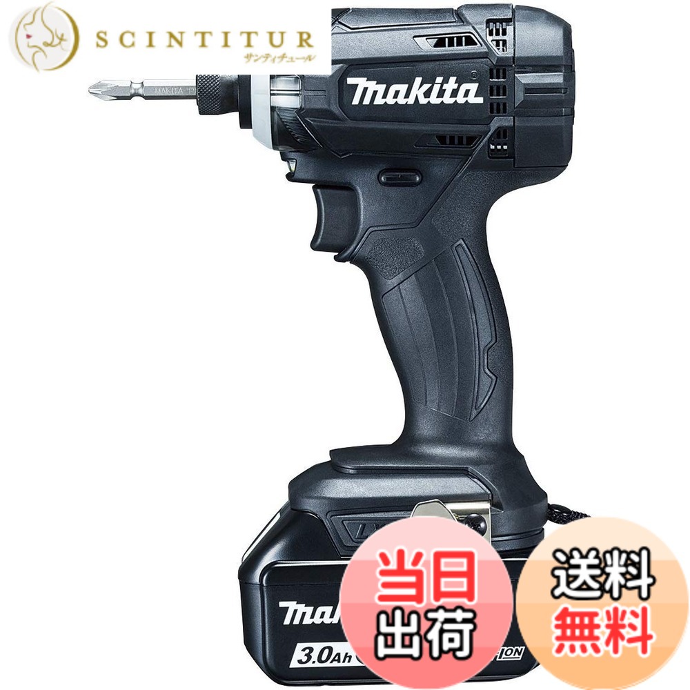 【送料無料】マキタ(Makita) インパクトドライバTD149(18V)黒 トルク165Nm 3Ahバッテリ2本・充電器付 TD149DRFXB