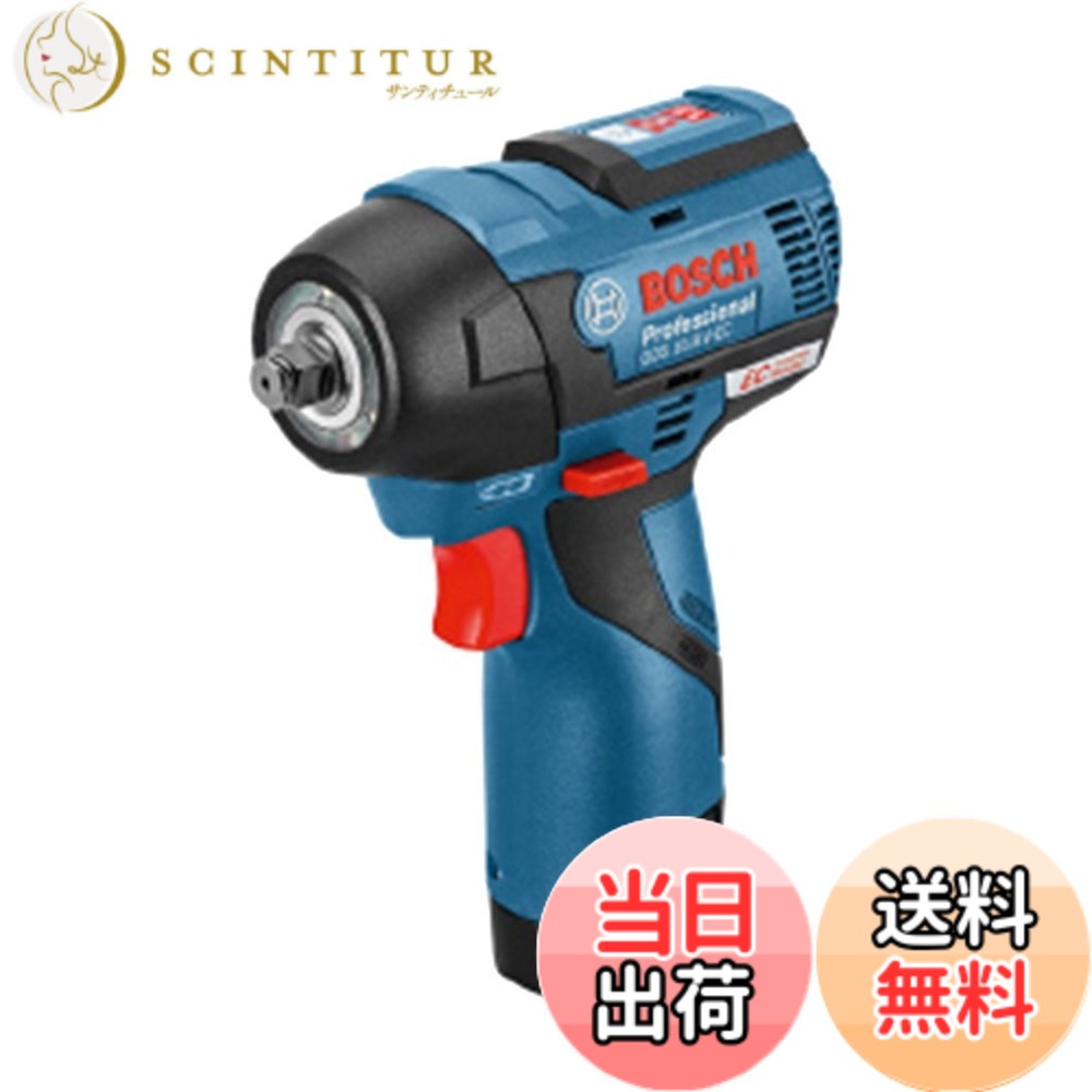 【送料無料】Bosch Professional(ボッシュ) 10.8V コードレスインパクトレンチ (2.0Ahバッテリー2個・充電器・キャリングケース付) GDS10.8V-EC 27,084円