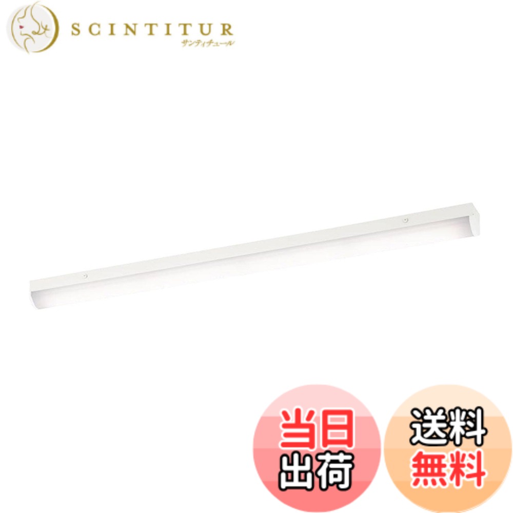 【送料無料】パナソニック(Panasonic) LED ベースライト 天井壁直付型 直管32形 x2 電球色 LGB52121LE1