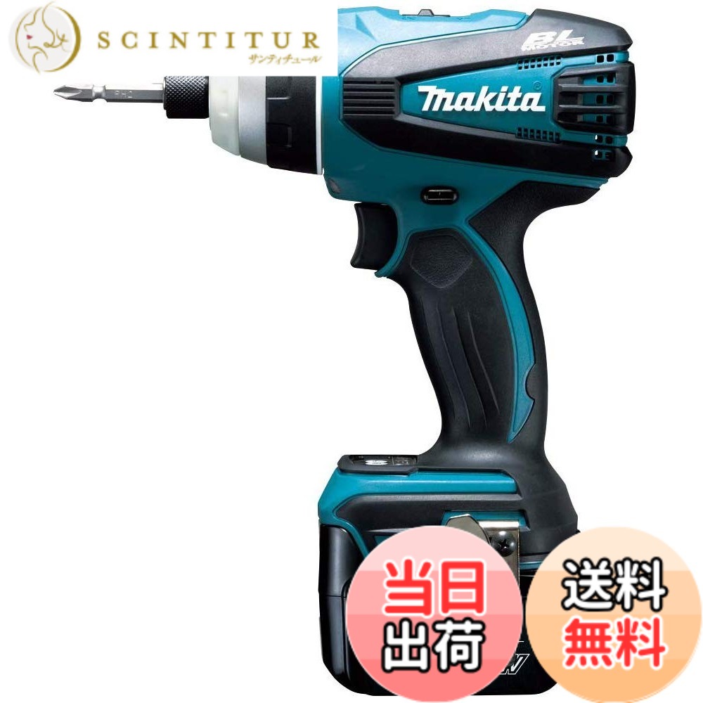 【貨物輸送無料】マキタ 4流行り物・インパクトドライバTP131(14.4V)青 トルク145Nm 6Ahバッテリ2本・申し受ける器付 TP131DRGX