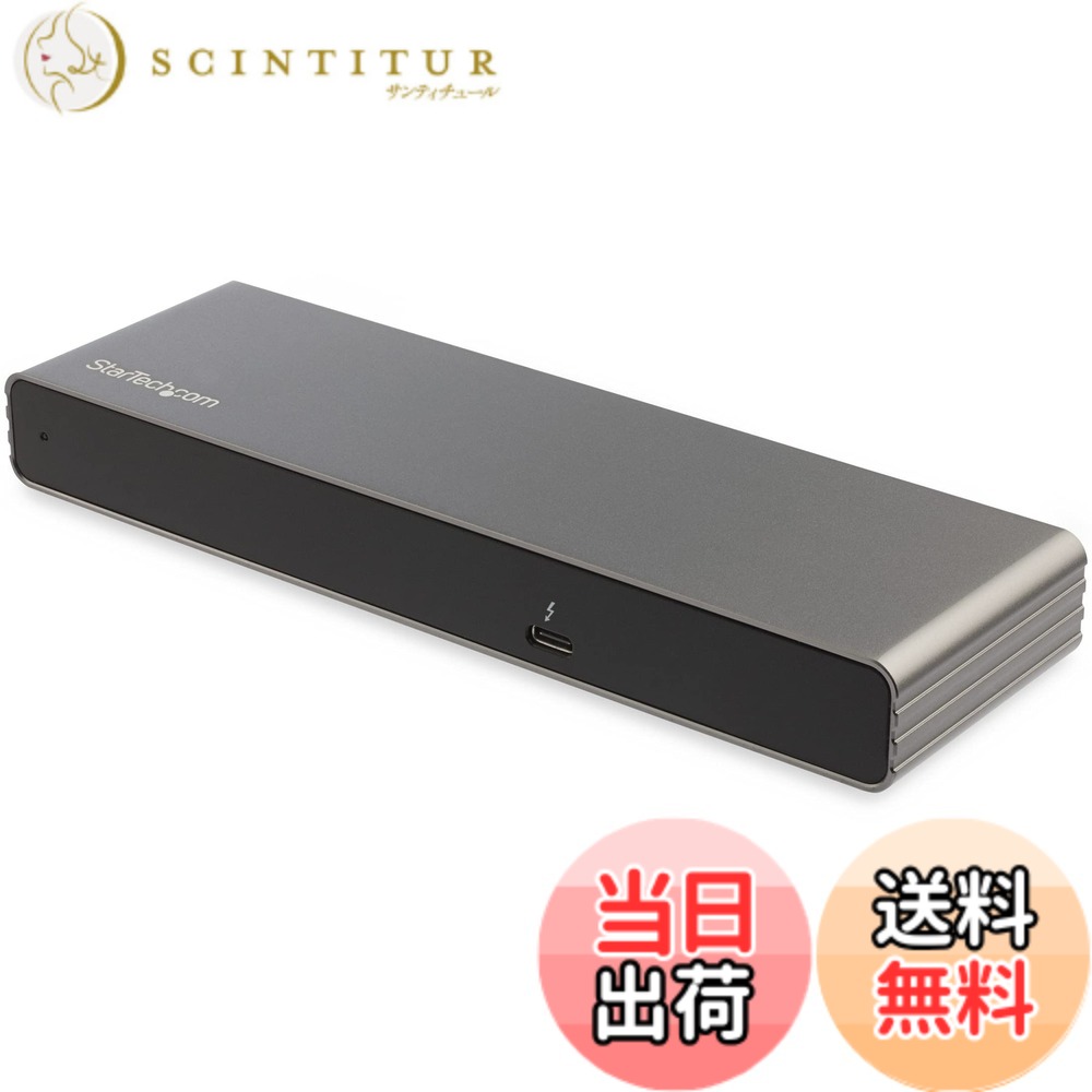 【貨物輸送無料】StarTech.com 縛ステイション Thunderbolt 3 4K60サイクル 2画面 85W PD 2界面USBこしき GbE 肺結核3DK2DHV