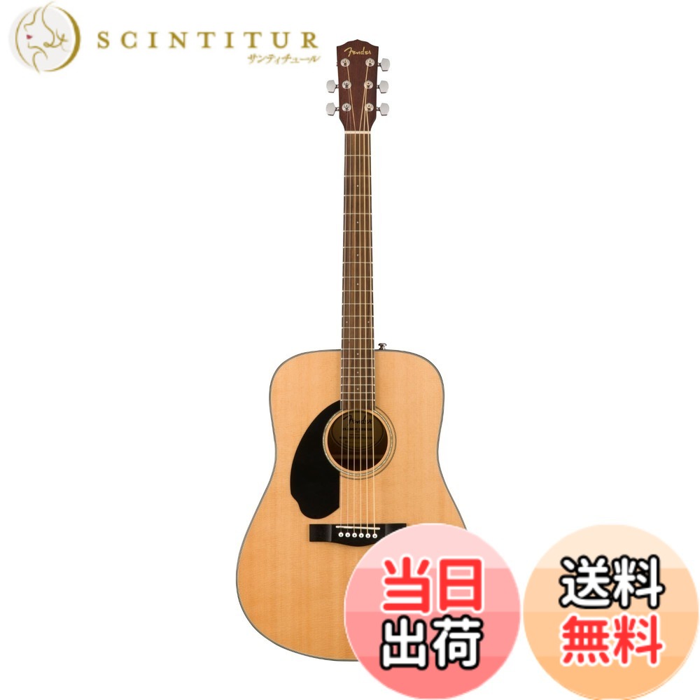 【送料無料】Fender アコースティックギター CD-60S Left-Hand, Natural 970115021 ソフトケース付属｜サンティチュール