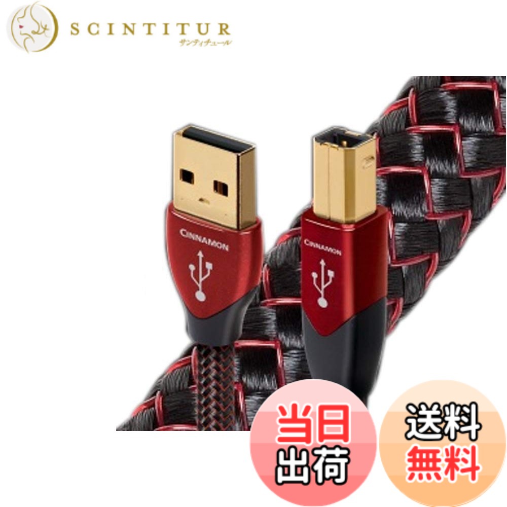 【貨物輸送無料】audioquest オーディオクエスト USB有線テレビ 桂皮（USB2.0・A-B）《USB2/CIN/1.5》USB2 CINNAMON/1.5m