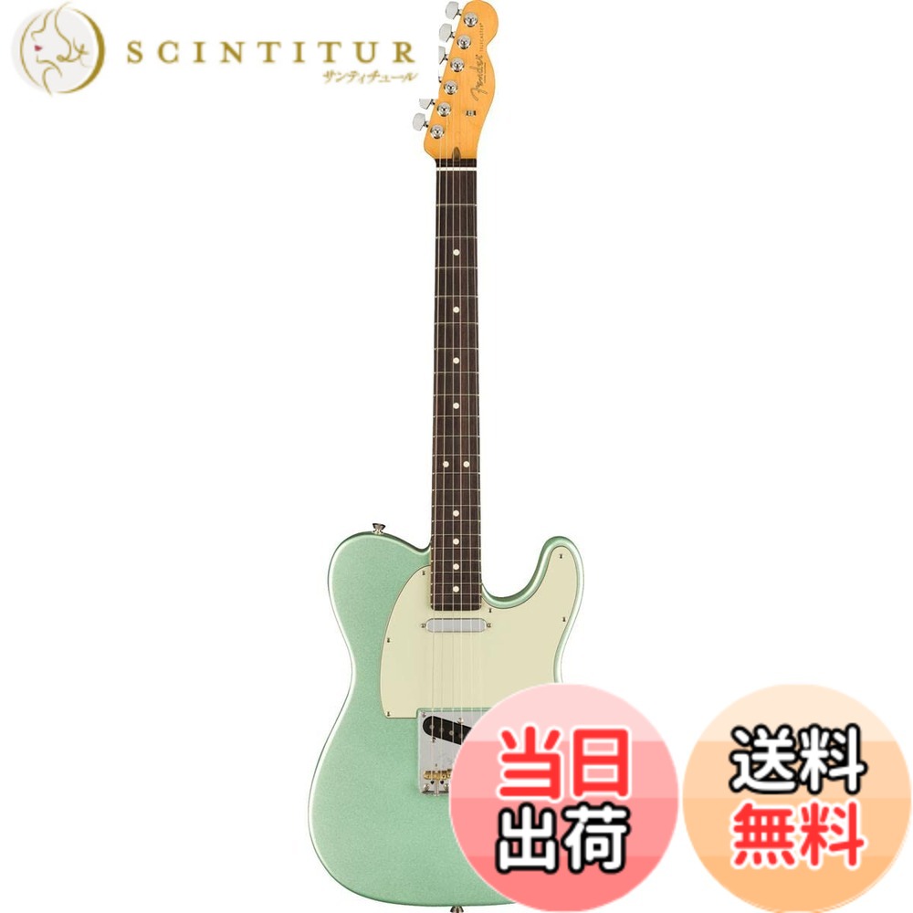 【送料無料】Fender エレキギター American Professional II Telecaster, Rosewood Fingerboard, Mystic Surf Green