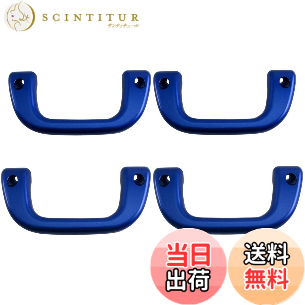 【送料無料】BRIGHTZ ハイゼットトラック S500P S510P アシストグリップ 青 4PC 【 INT&minus;GRIP&minus;003&minus;4PC 】 S500 S510 S 500 510 ハイゼット トラック｜サンティチュール