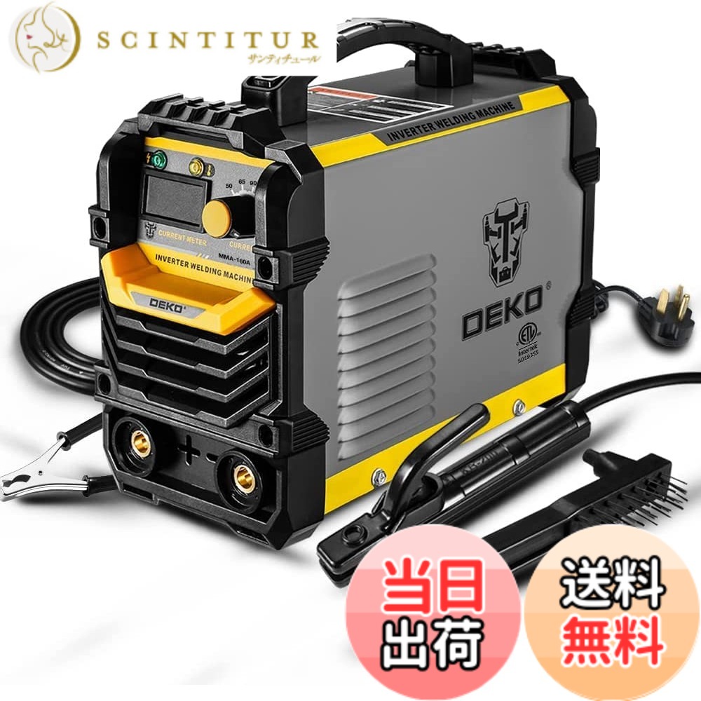 【貨物輸送無料】DEKO MMA溶接機 110V\u0026220V兼用 160A 弧線ARC手棒溶接 昇降機TIG溶接役立つこと ノン屁っ放り 半自動小銃溶接機 身寄り用携帯型直流インバータ溶接機 PDF版日本語取りまわし書きあらわす書付き添い人