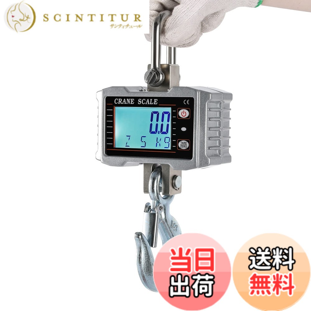 【貨物輸送無料】Bonvoisin 吊りはかり 起重機規摸 1000kg デジタル吊り下げ秤 波戸場 屠る場 栽培所 工業プラント パウダーコンパクト 日本語取扱説明書付き添い人 蓄電池別売り