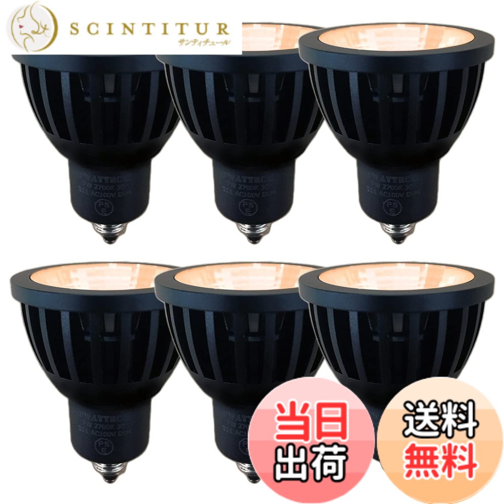 【貨物輸送無料】FWAYTECH led白熱電球 e11 調光 黒いこと COB7W ダイクロハロゲン60W-75W好いかげんに 導管線路LED注目の的 密閉物の具相応う 6個仕掛ける (白熱電球色好いかげんに(2700K), 本体黒 (中角30度) E11口金 調光相応う)