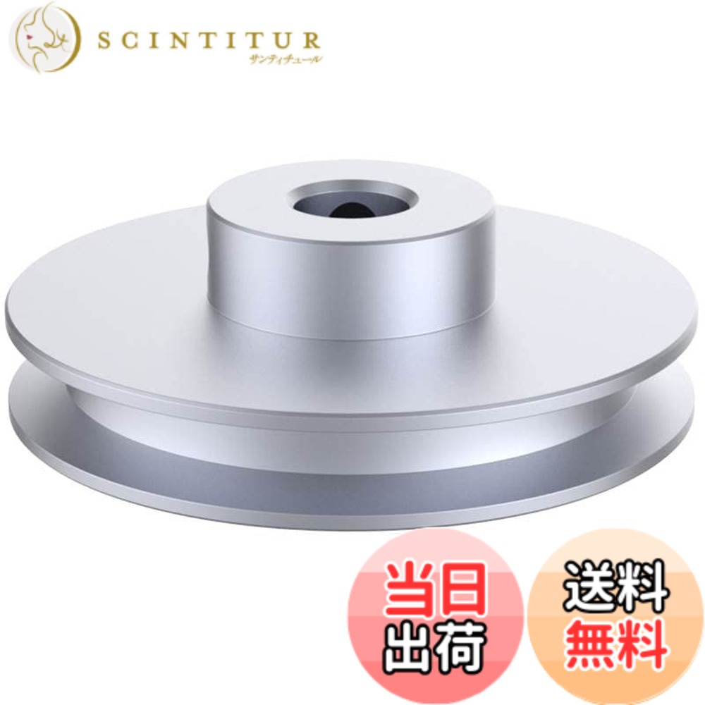 【送料無料】CHANCS外径100mmシングルグルーブプーリー10mmボール盤用固定ボアプーリー6MMPUラウンドベルト